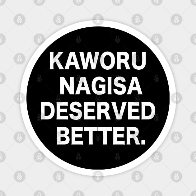 NEON GENESIS EVANGELION! KAWORU NAGISA DESERVED BETTER Magnet by Angsty-angst